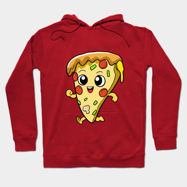 Pizza Hoodie by WildSloths